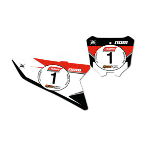 FONDS DE PLAQUES ENDUROPALE SEMI PERSONNALISÉ POUR MC / MC-F Kit déco motocross semi & 100% personnalisé