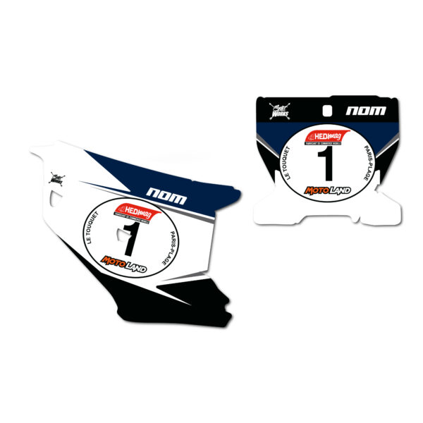 FONDS DE PLAQUES ENDUROPALE SEMI PERSONNALISÉ POUR HUSQVARNA Kit déco motocross semi & 100% personnalisé