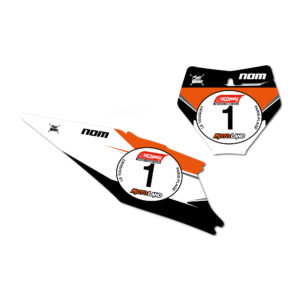 FONDS DE PLAQUES ENDUROPALE SEMI PERSONNALISÉ POUR YAMAHA Kit déco motocross semi & 100% personnalisé