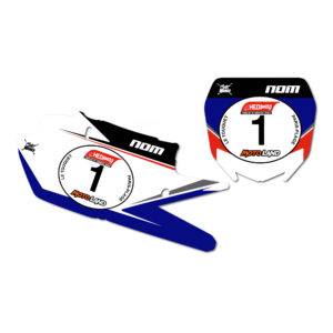 FONDS DE PLAQUES ENDUROPALE SEMI PERSONNALISÉ POUR KTM Kit déco motocross semi & 100% personnalisé