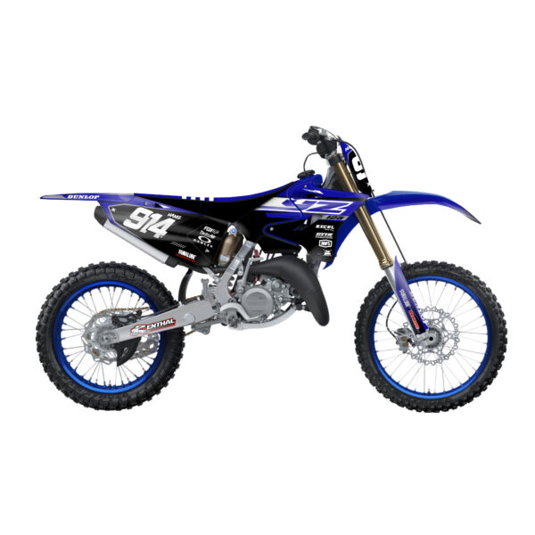 Kit déco motocross semi personnalisé mawa pour Yamaha YZ / YZF