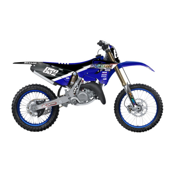 Kit déco motocross semi personnalisé ting pour Yamaha YZ / YZF