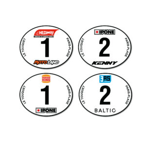 FONDS DE PLAQUES ENDUROPALE SEMI PERSONNALISÉ POUR HONDA Kit déco motocross semi & 100% personnalisé